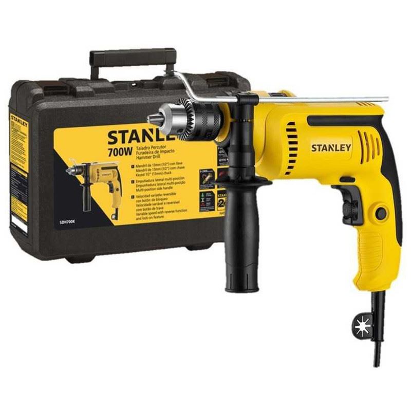 Taladro Percutor 1/2" 700W 2900 rpm Stanley SDH700K-B2