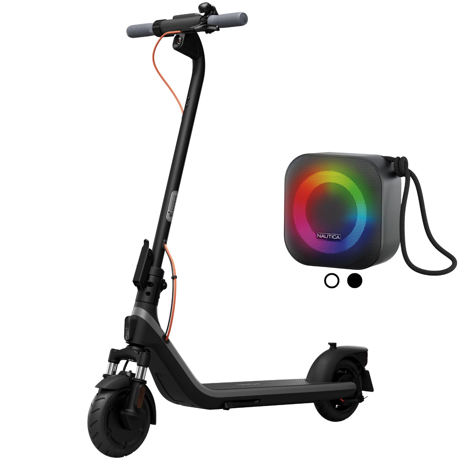 SCOOTER ELECTRICO SEGWAY E2 PLUS II 25KM 500W + PARLANTE PORTATIL NAUTICA SP400 DE REGALO