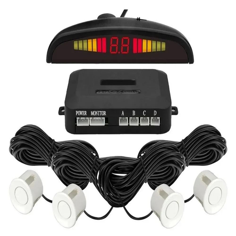 Sensor De Retroceso Reversa Parqueo Auto Parking 4 Puntos