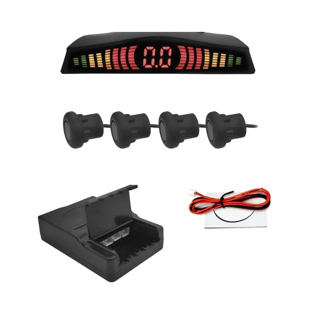Sensor De Retroceso Reversa Parqueo Auto Parking 4 Puntos