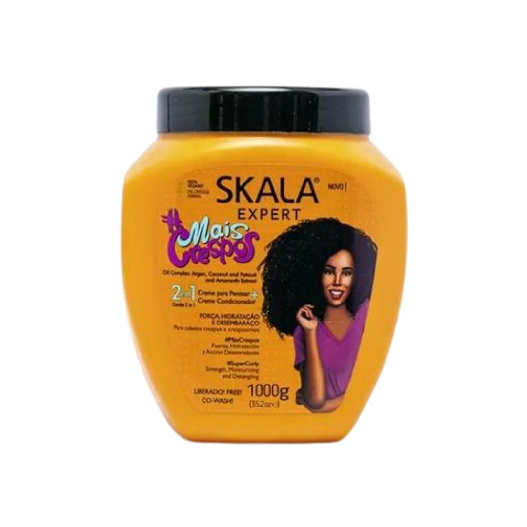 Mascarilla Cap 2 En 1 Mais Crespos Skala Rizos Fortalecidos (1Kg)