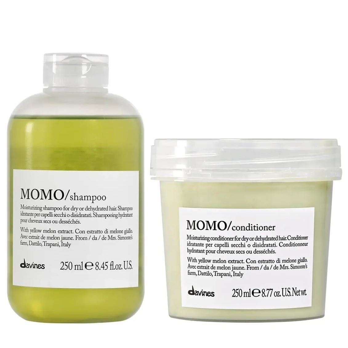 Shampoo Hidratante  + Acondicionador MOMO Davines