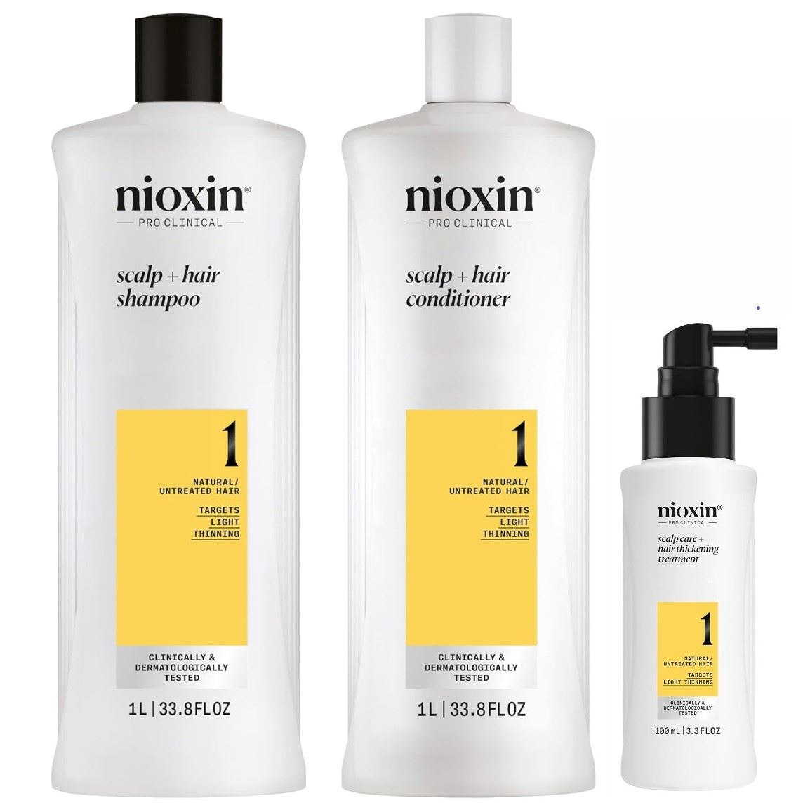 Nioxin 1 Tratamiento Densificador Para Cabello Natural 1000ml