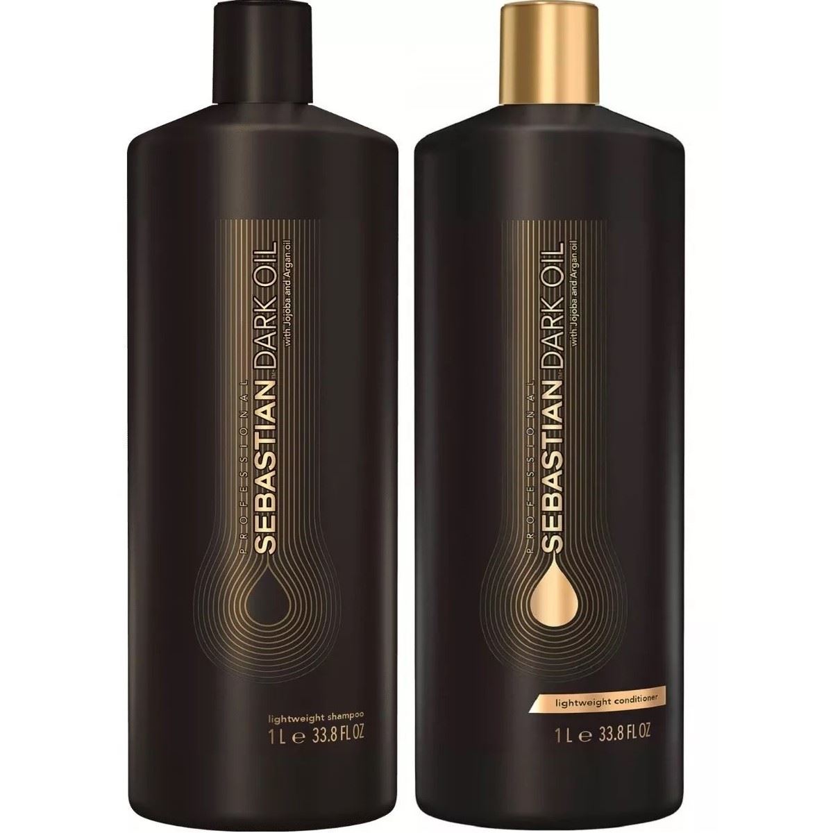 Shampoo 1lt + Acondicionador Dark Oil Sebastian