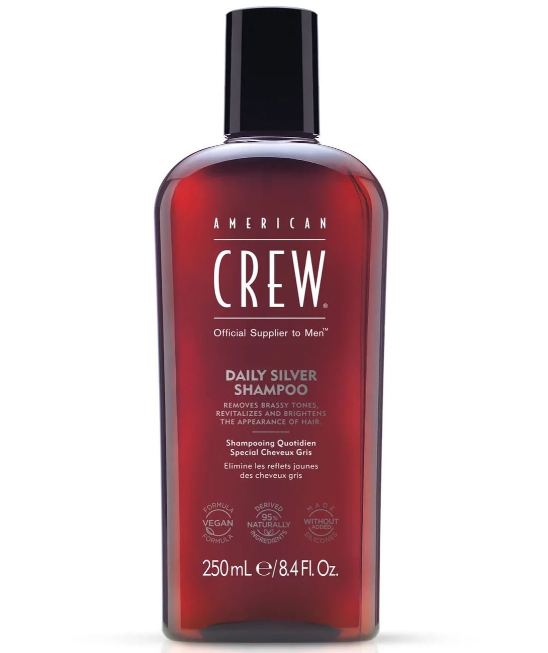 Shampoo Daily Silver Cabello Con Canas American Crew 250ml