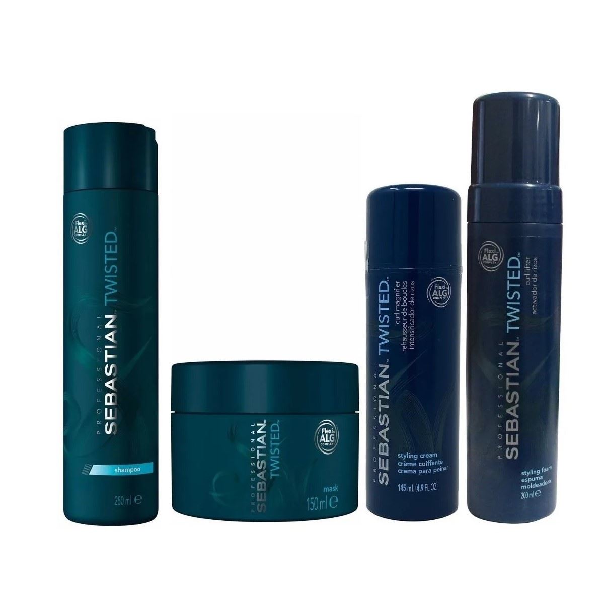 Shampoo 250ml Rizos Mascarilla Crema Espuma Sebastian Twisted