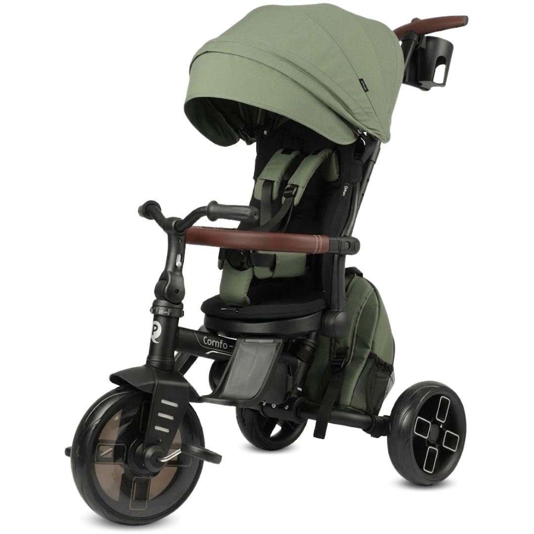 Triciclo Guiador «SHELY PLUS» para Niños con Mochila Green