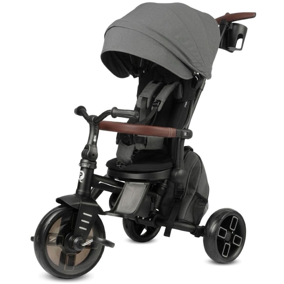 Triciclo Guiador «SHELY PLUS» para Niños con Mochila Gray