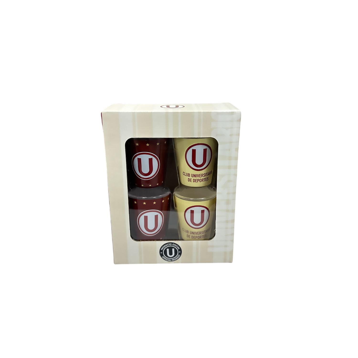 Set x 4 Vasos Shot - Universitario
