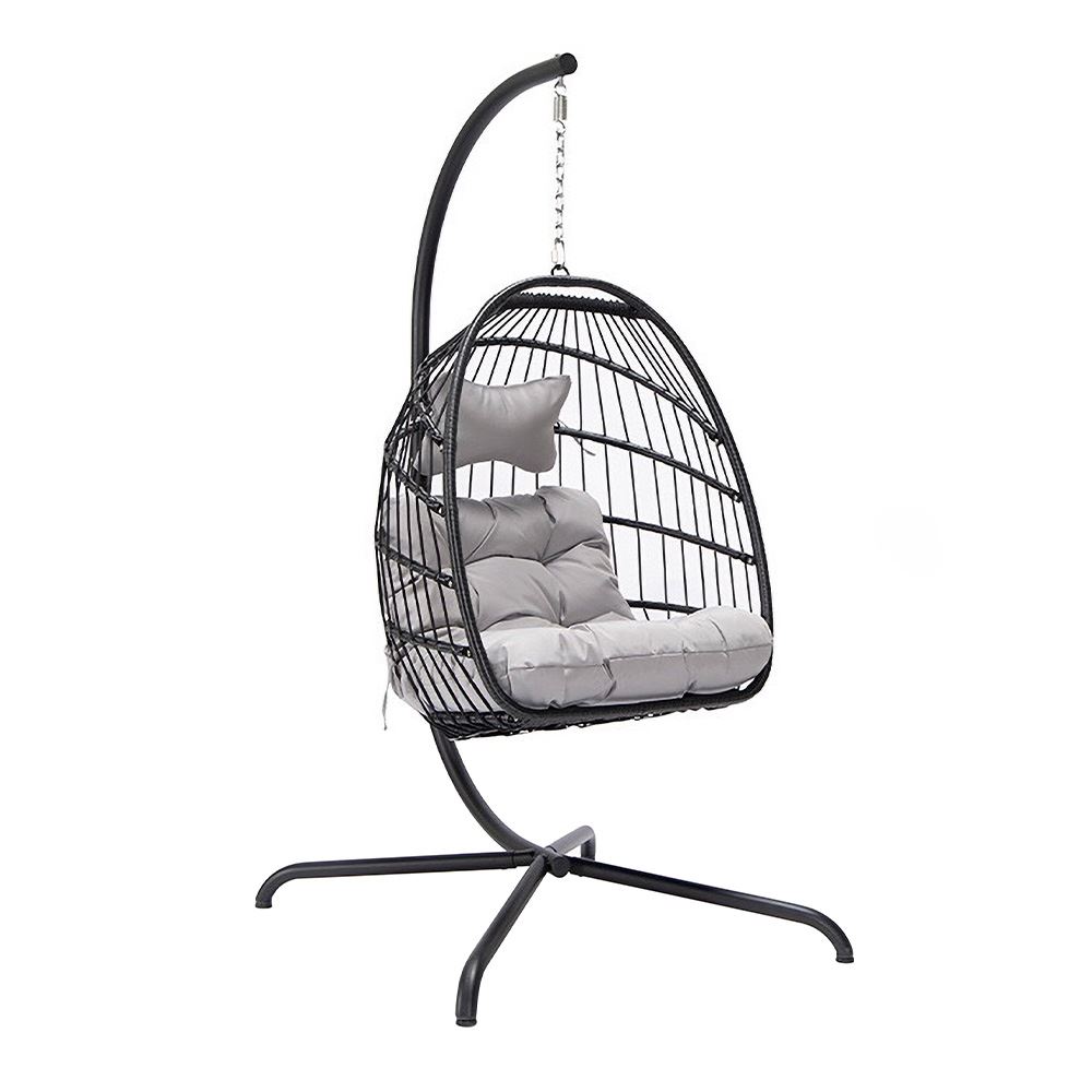 Silla Colgante Evox HAC-1 Negro Cojín Gris