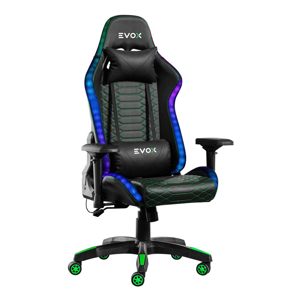 Silla Gamer Evox CT7014RGB con Luces Negro