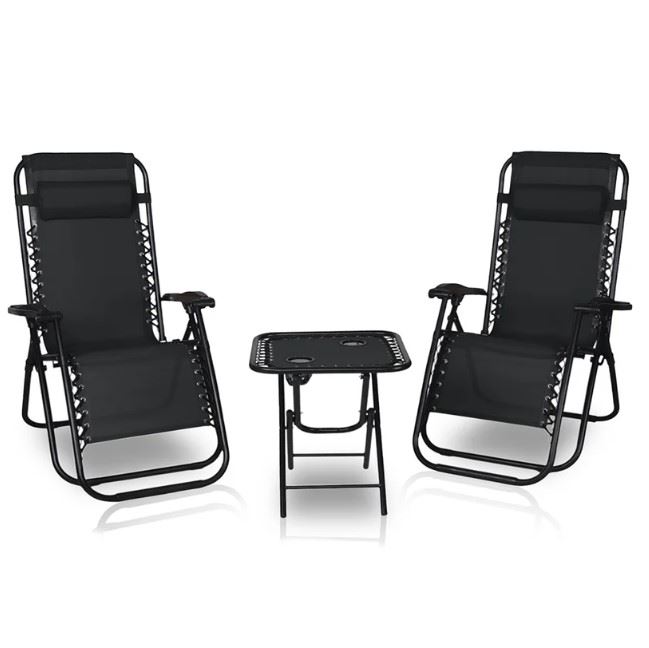 Silla Reposera zero gravity +  Mesa Plegable