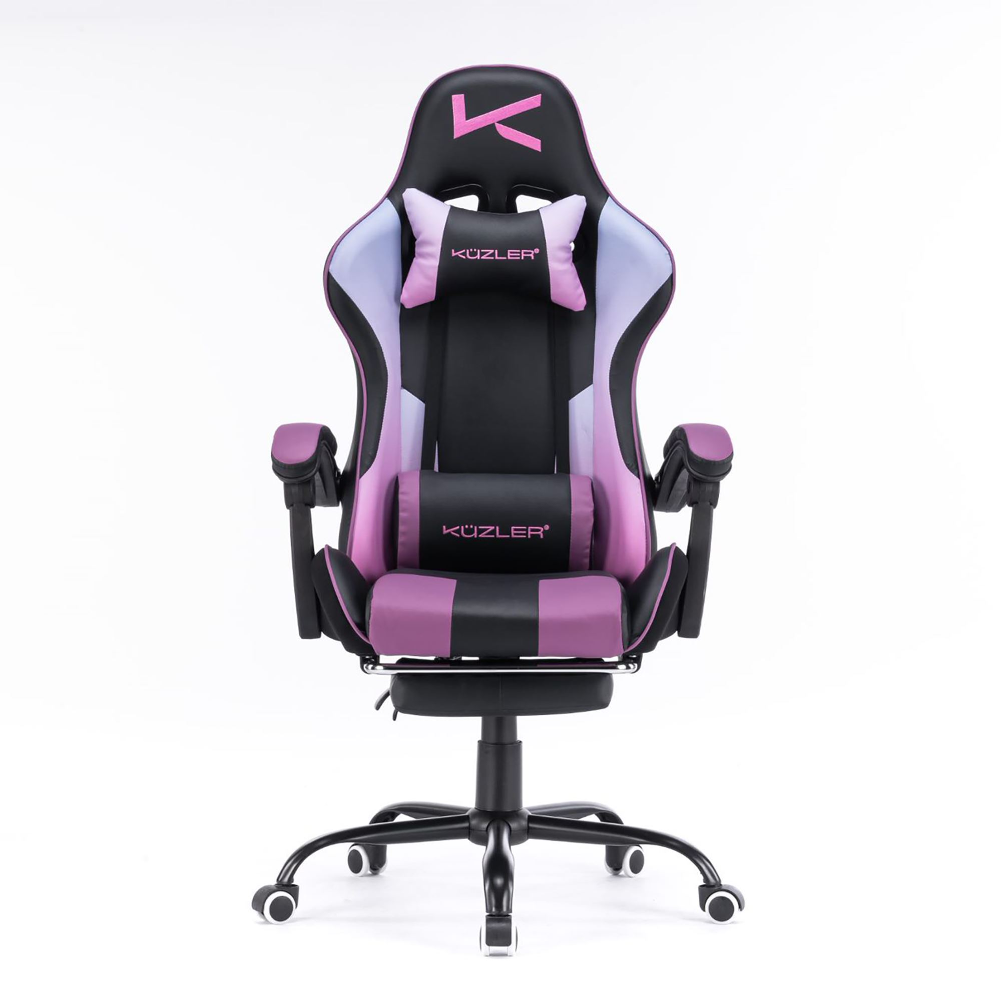 Silla Gamer Kuzler  - Con Masajeador Lumbar Color Morado