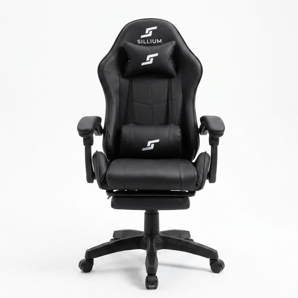 Silla Gamer Reclinable Negro Sillium