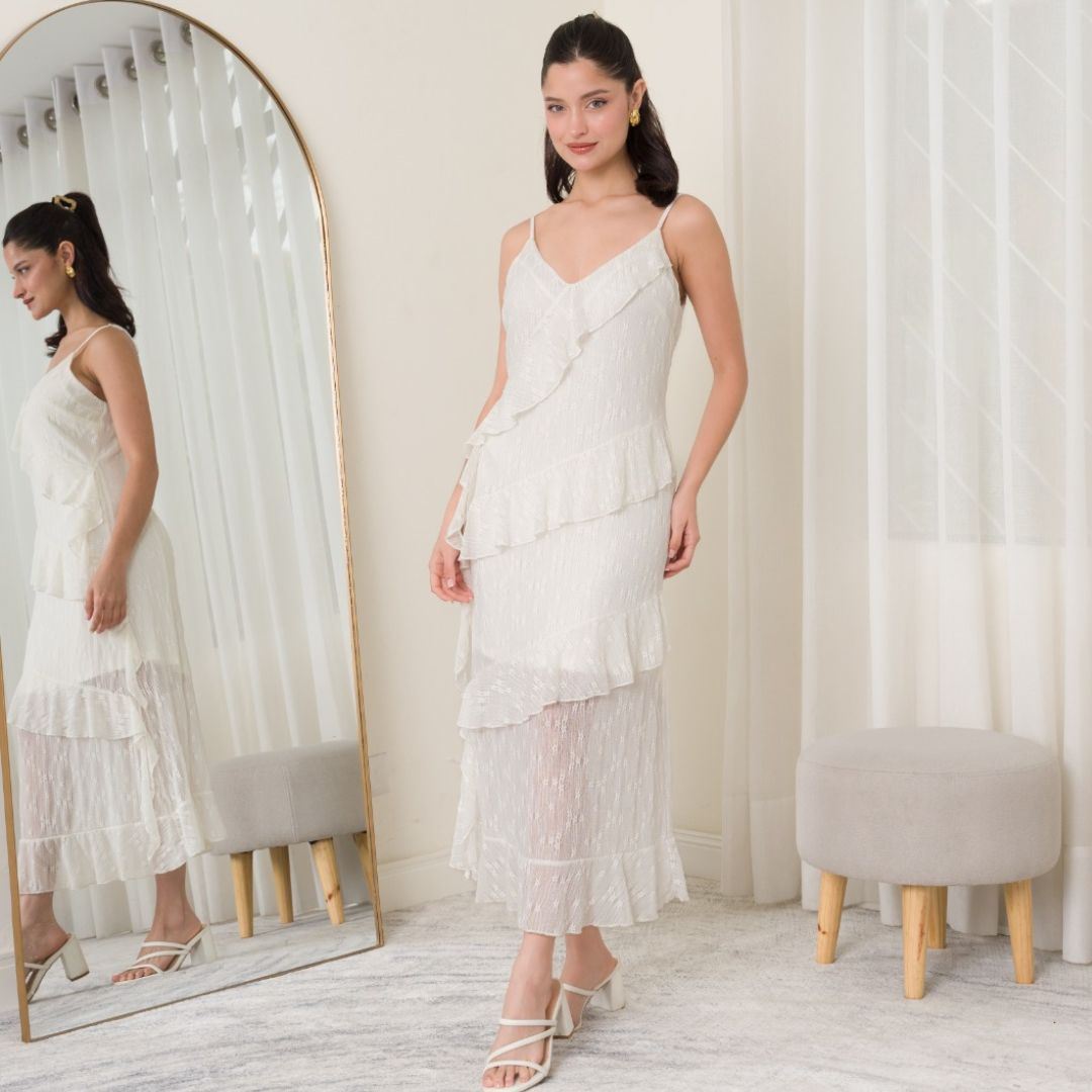VESTIDO COORI HUESO