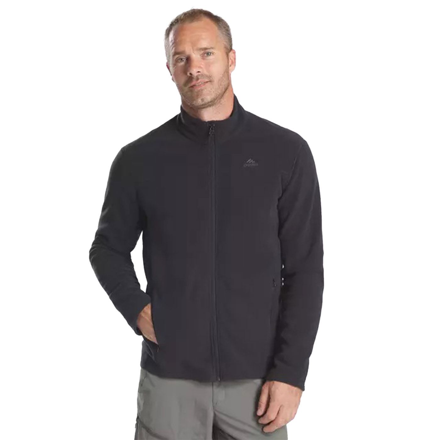 Chaqueta Polar Hombre Mh 120 Negro Quechua