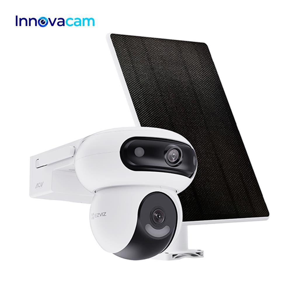 Kit Cámara Ezviz HB90 Dual 2K+ y Panel Solar
