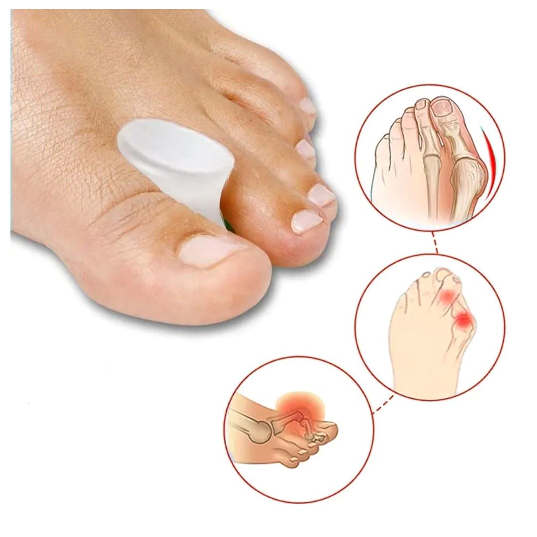 Protector de Dedos Tubulares con Gel de Silicona para Manos y Pies