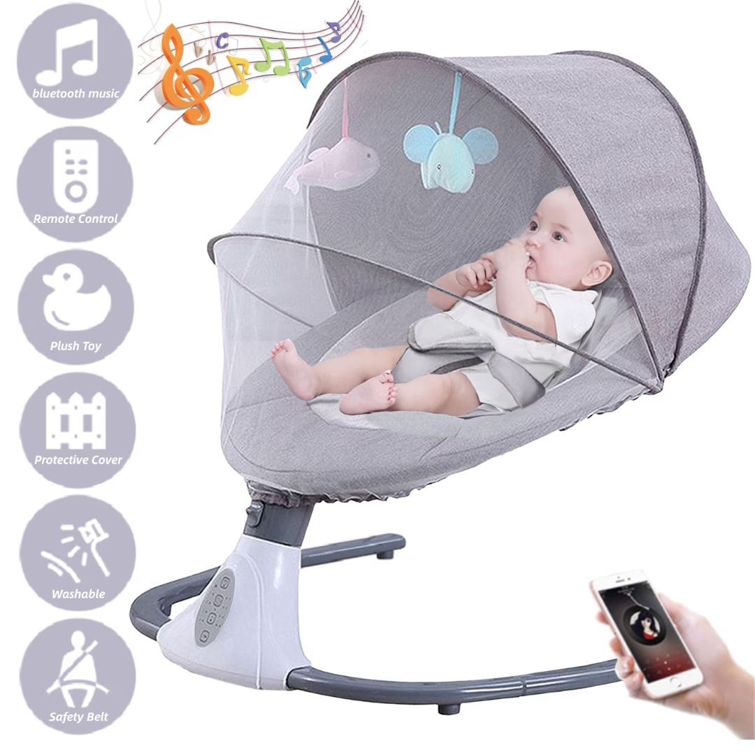 Mecedora Electrica Para Bebes A Control Remoto