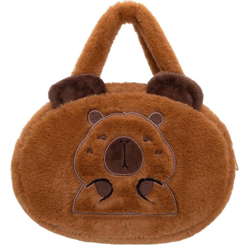 Bolso de mano capibara morral animado