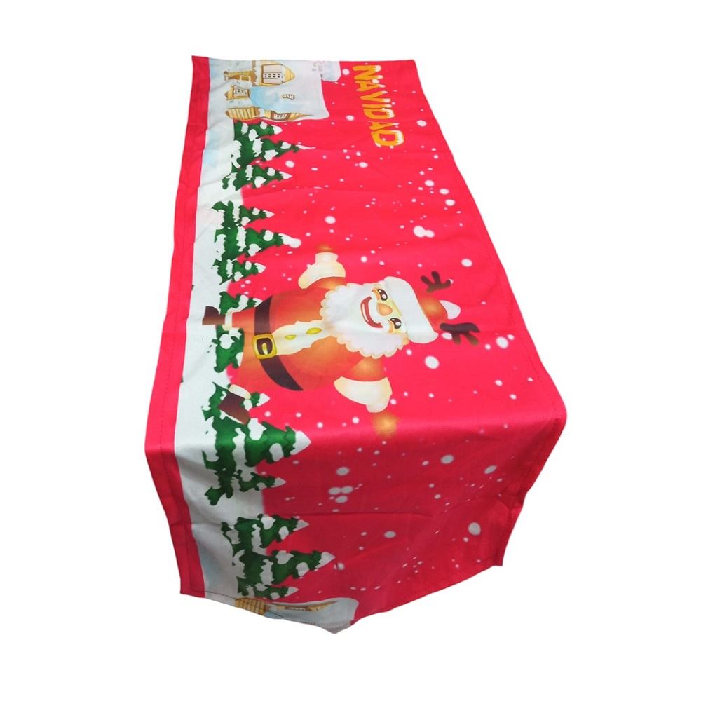 Camino de mesa navideño mantel central para esta navidad