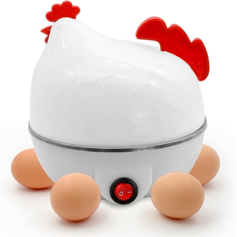 Gallina hervidora de huevos eléctrica 7 huevos Blanco