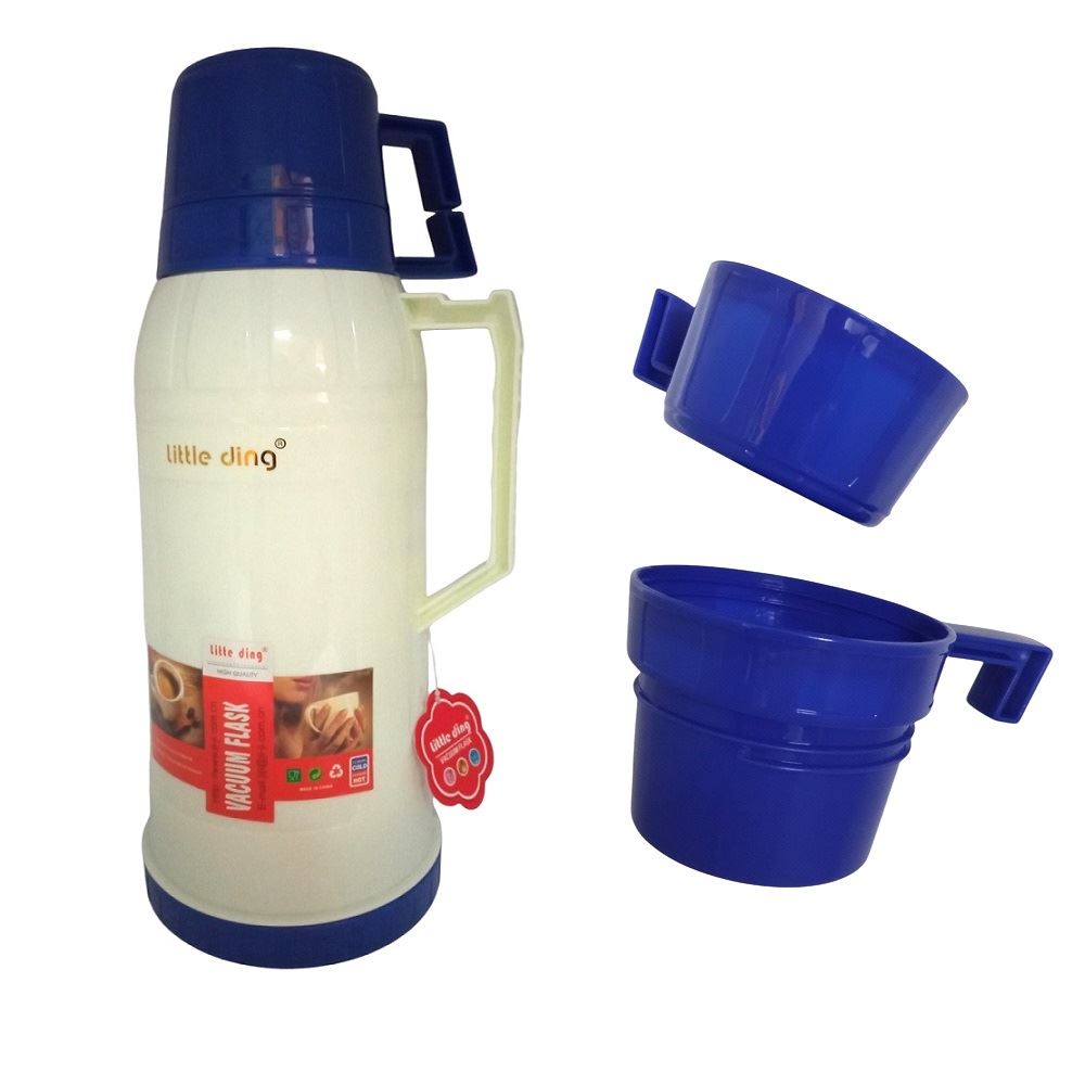 Termo de 1800ml con 2 tazas Azul