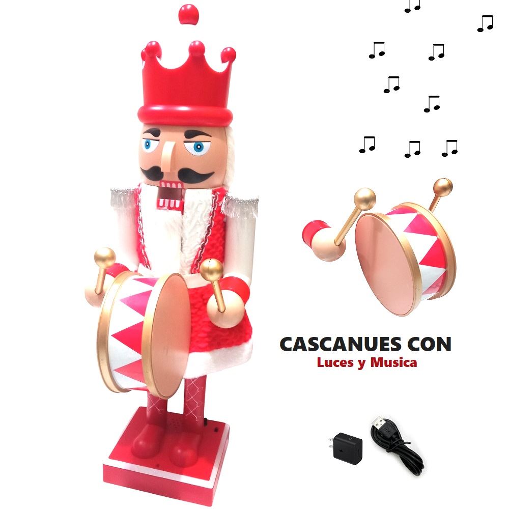 CASCANUES NAVIDEÑO MUSICAL CON LUCES