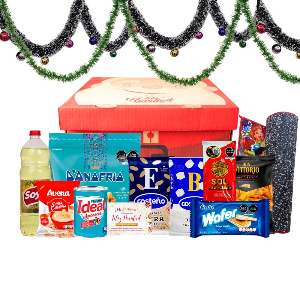 CANASTA NAVIDEÑA SANTA CLAUS