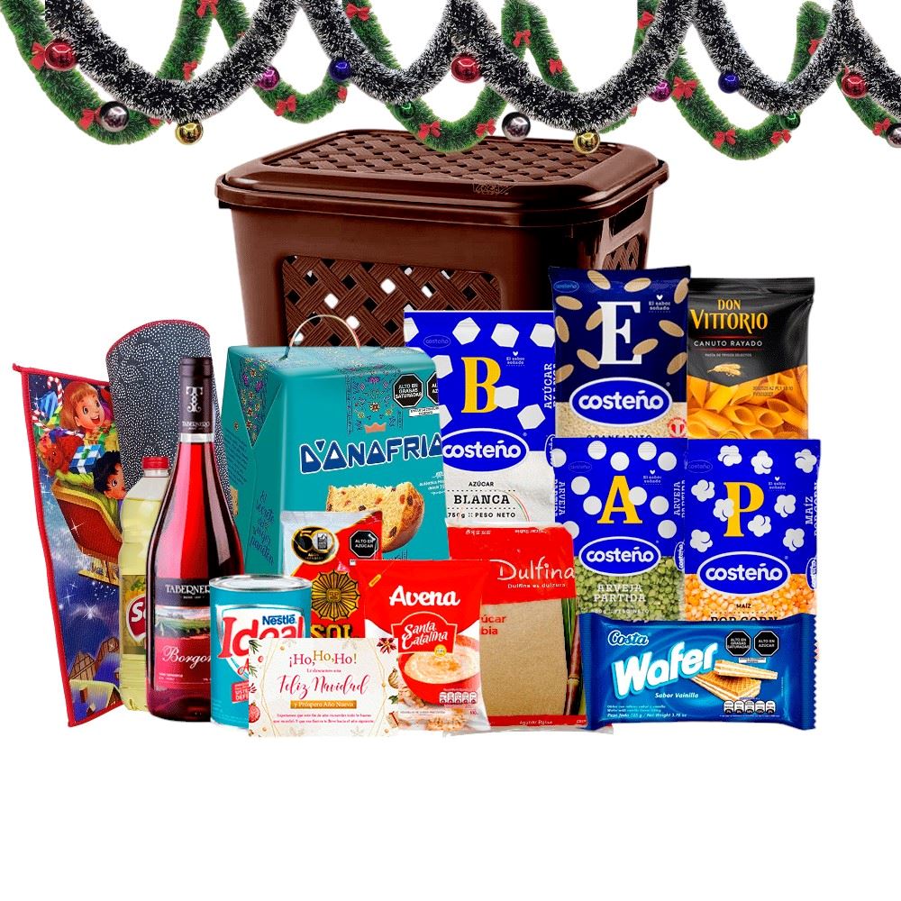 CANASTA NAVIDENA NOCHE BUENA