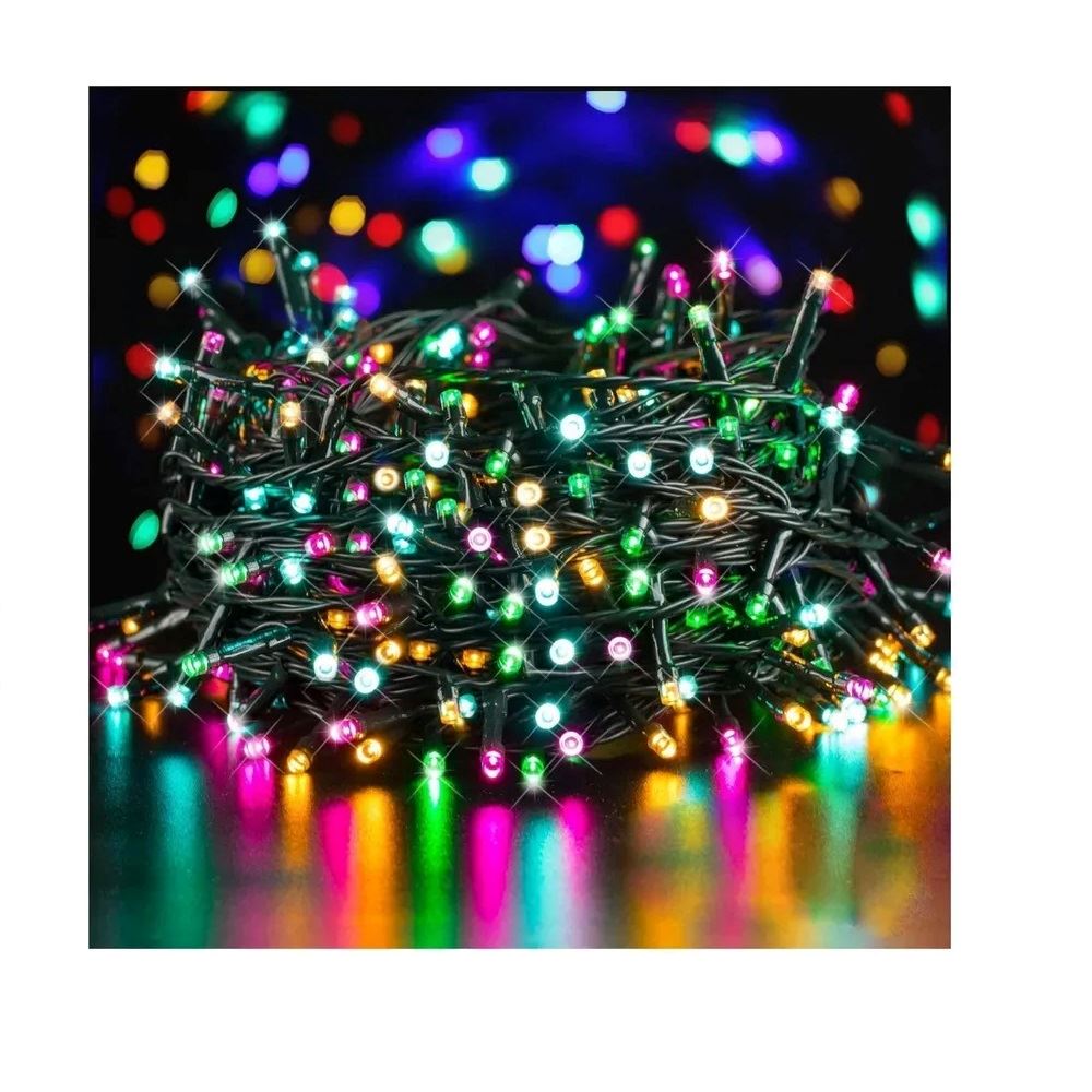 Tira de luces navidenas guirnaldas multicolor Musical 100 Metros 450L