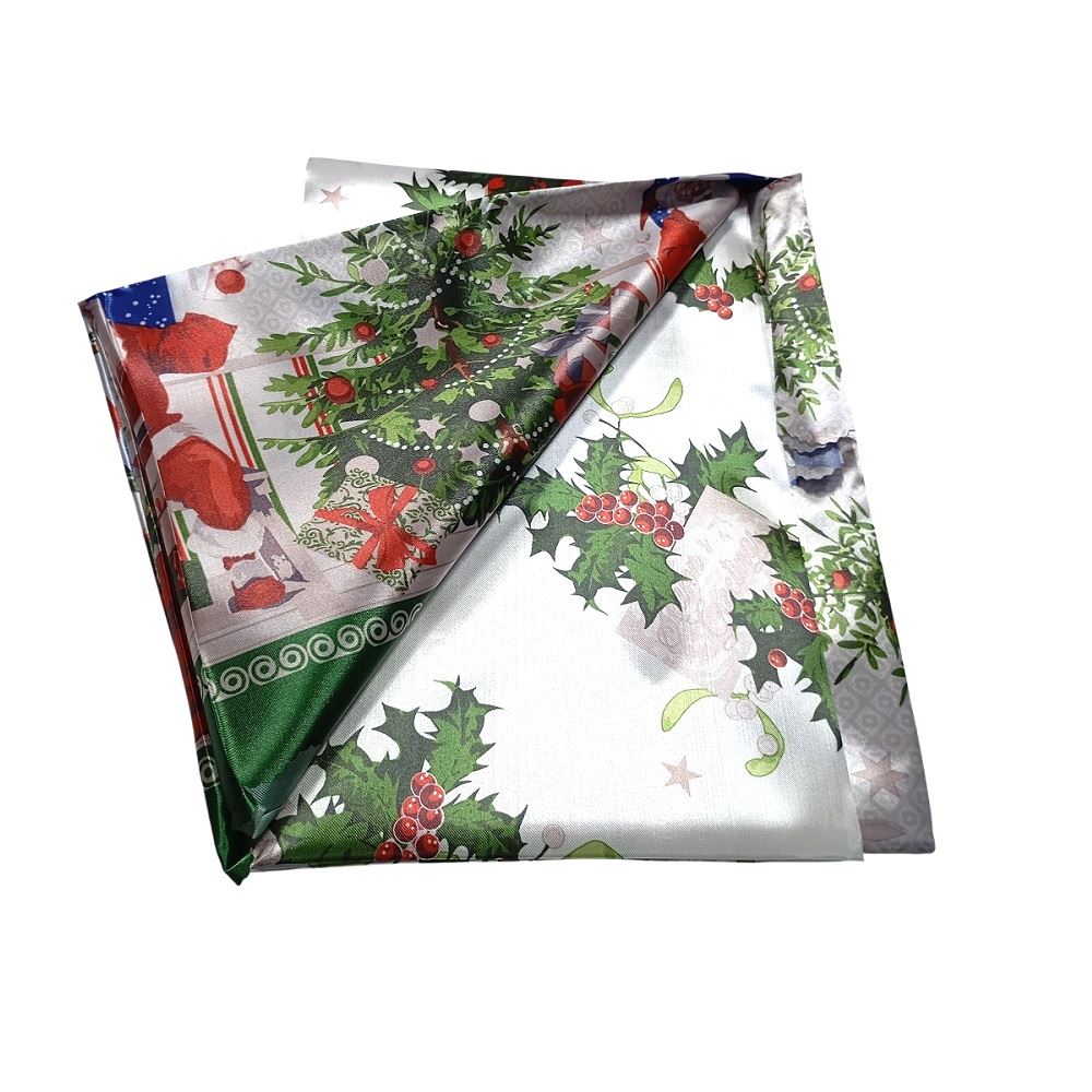 Mantel navideno para mesa rectangular 250 cm x 150 cm