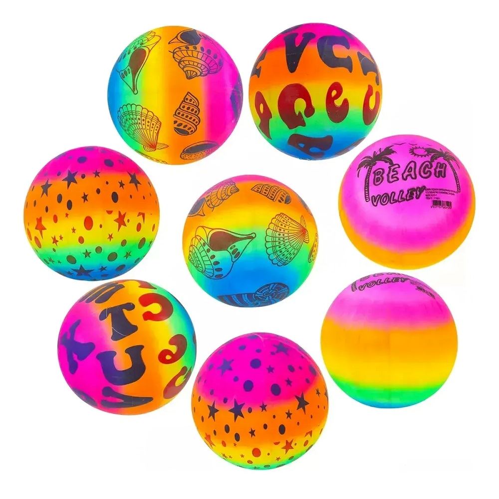 Pelota inflable de goma infantil disenos aleatorios