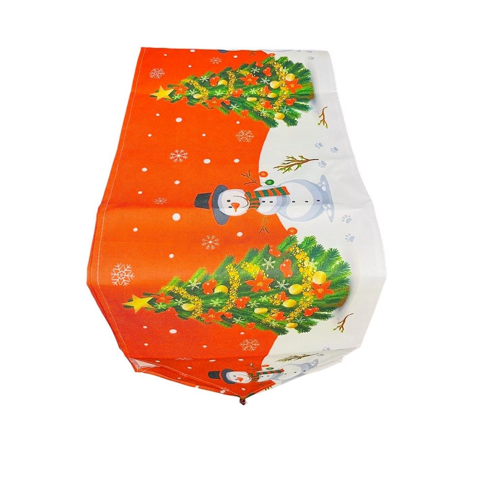 Caminos de mesa navideños Lino grueso 155cm x 32cm