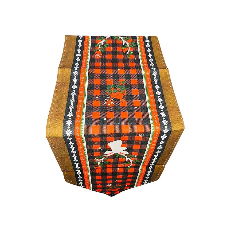 Caminos de mesa navideños Lino grueso 155cm x 32cm