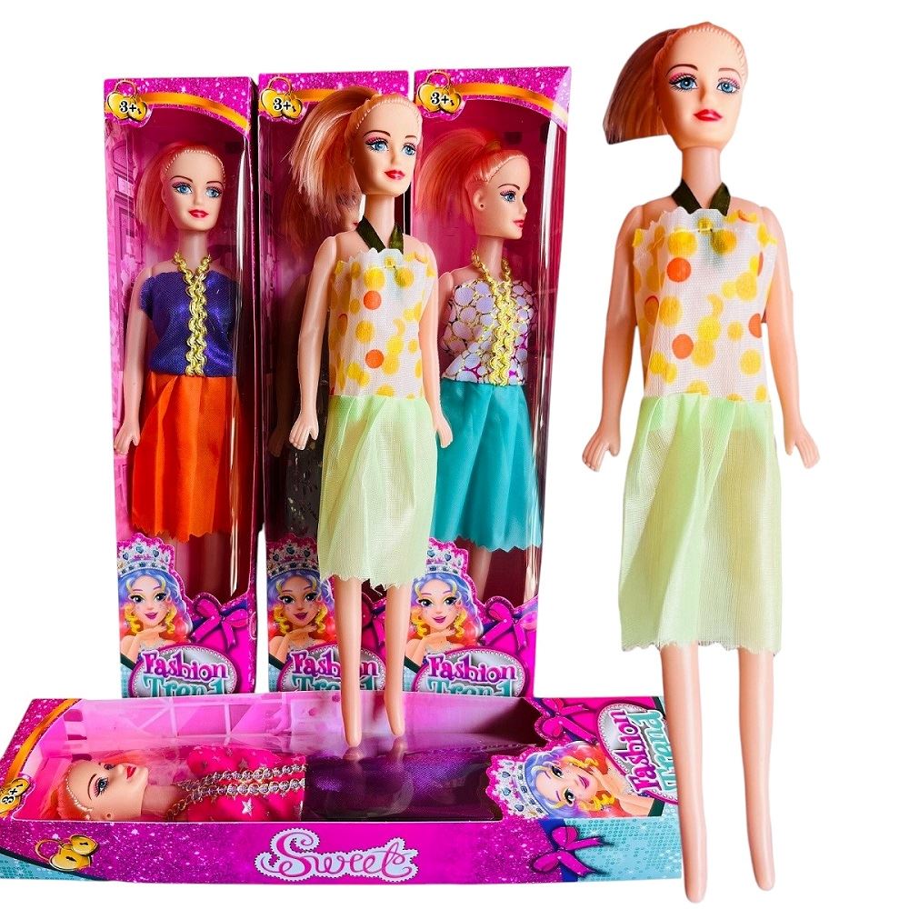 Muñeca de juguete chocolatera de 15cm plastica