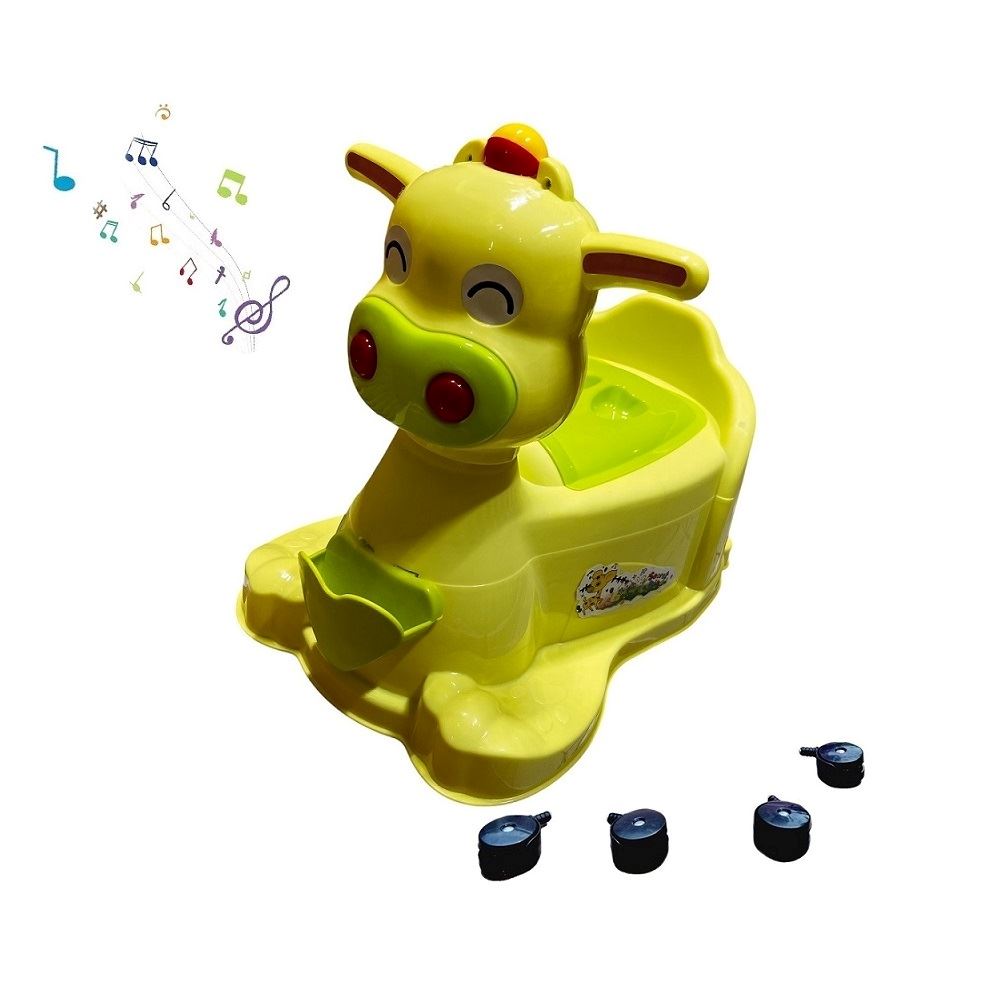 bacín urinario montable con llantas y música Verde