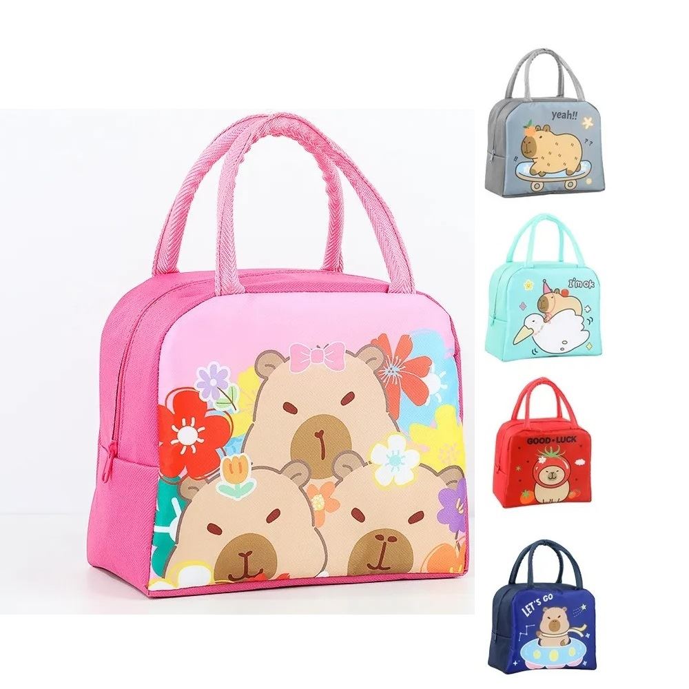 Lonchera termica portátil bolso de almuerzo estampado set de 2