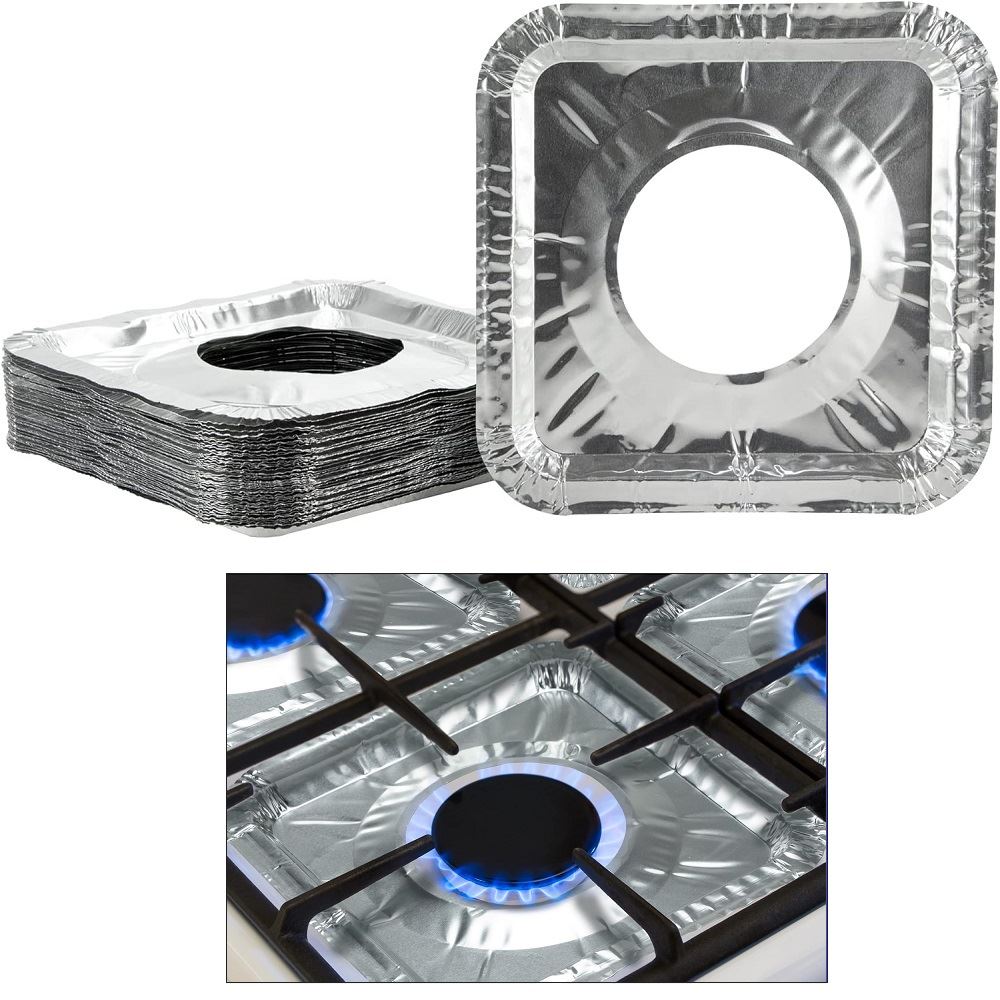 2 set de 5 Laminas de aluminio para las hornillas