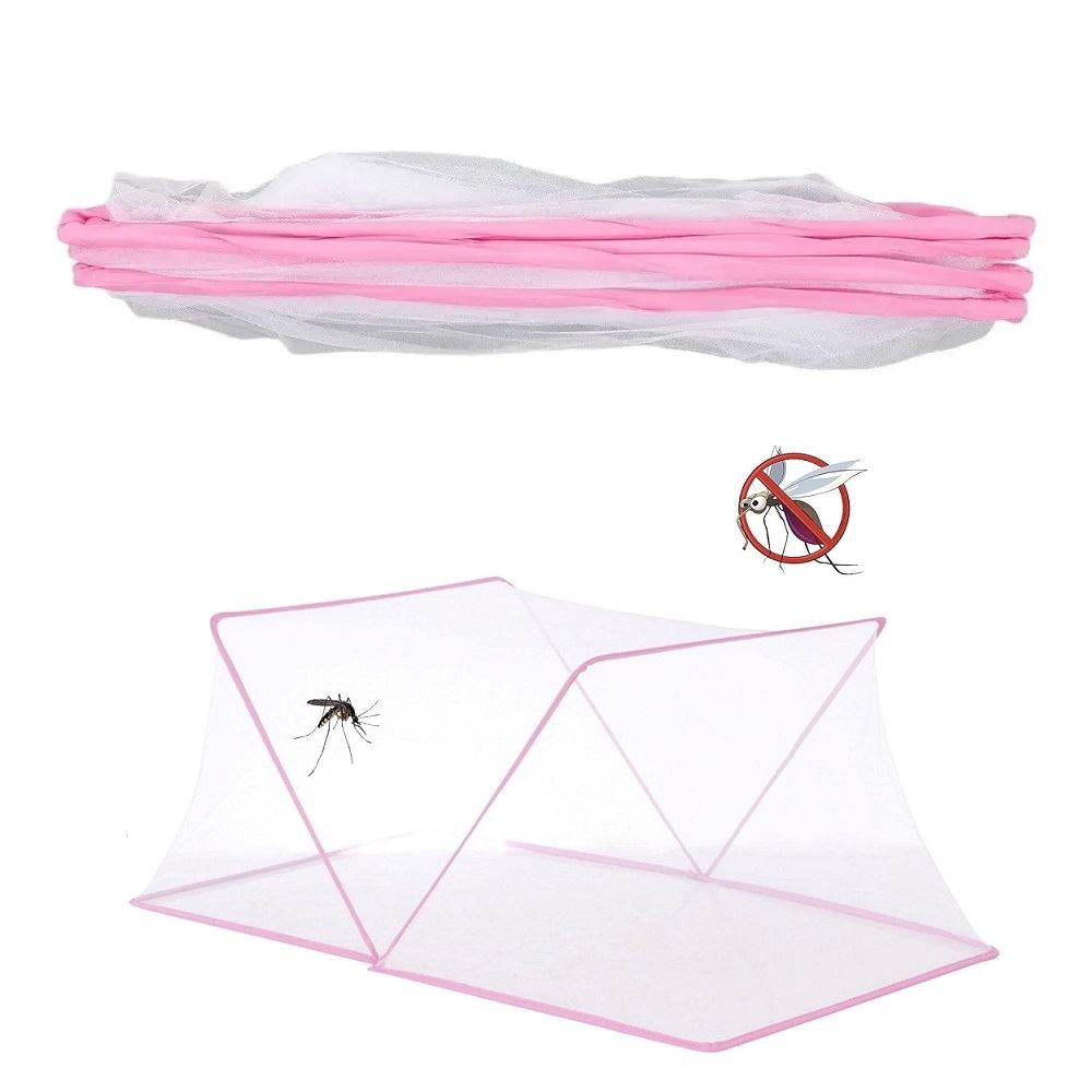 Mosquitero de cama 2.5 Plaza y Media Rosa