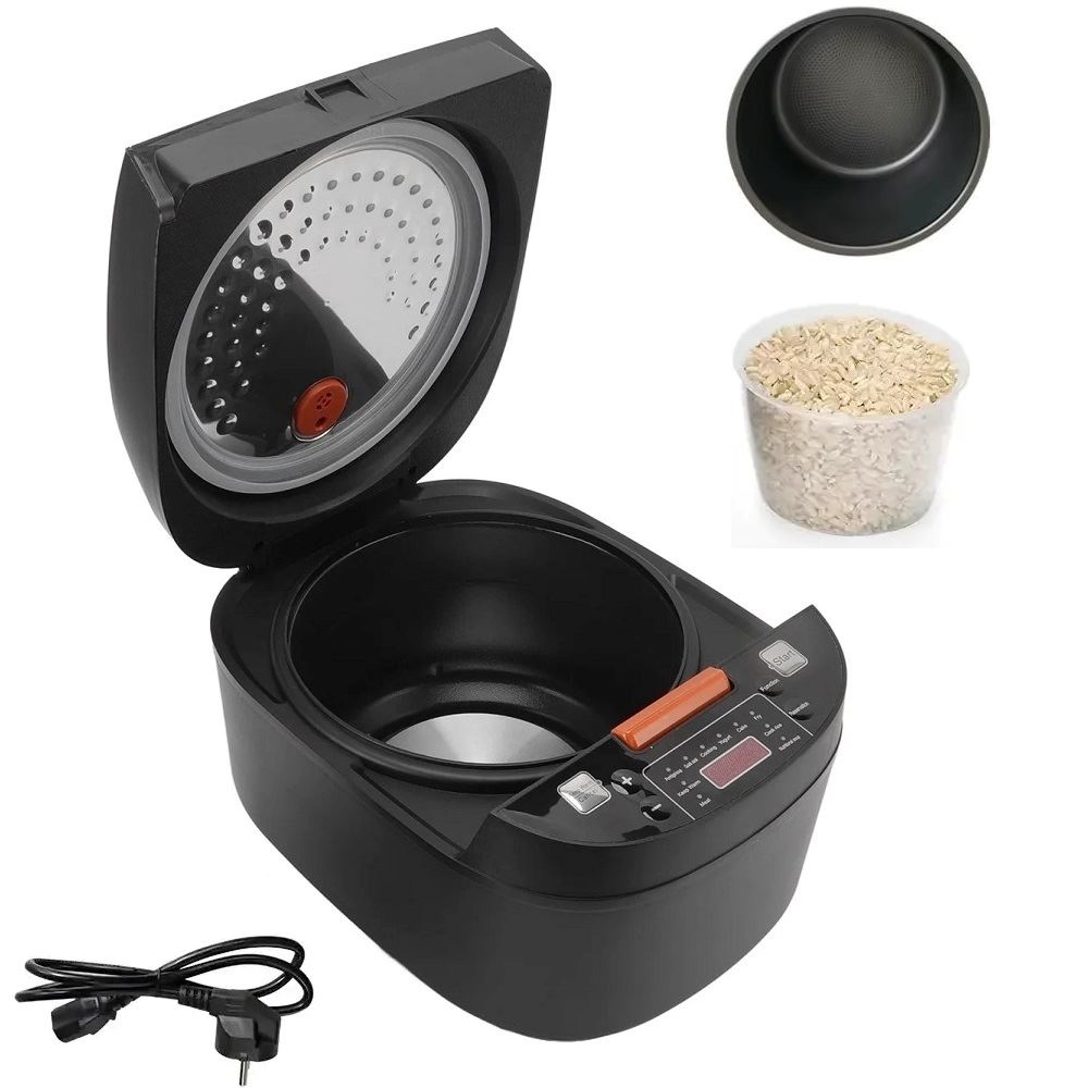 Olla arrocera eléctrica inteligente de 5 l con función de reserva