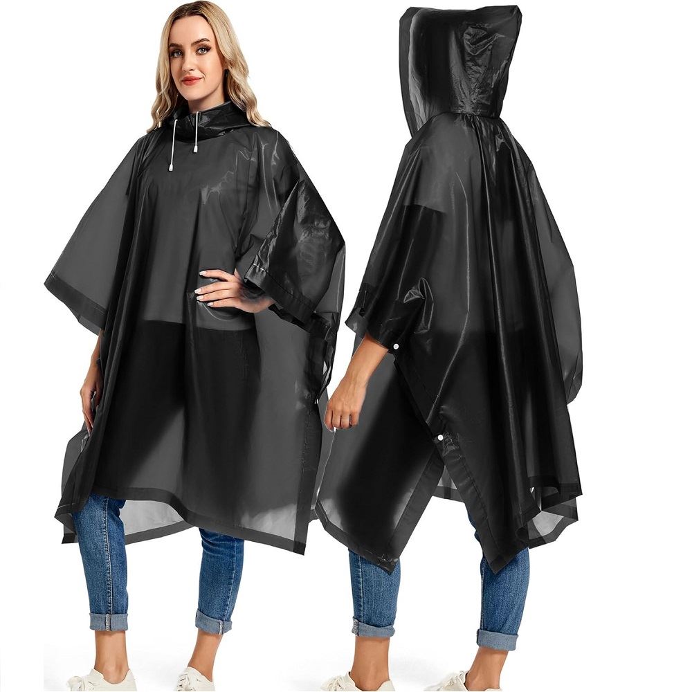 Set de 2 Ponchos de agua EVA protector para lluvias impermeable