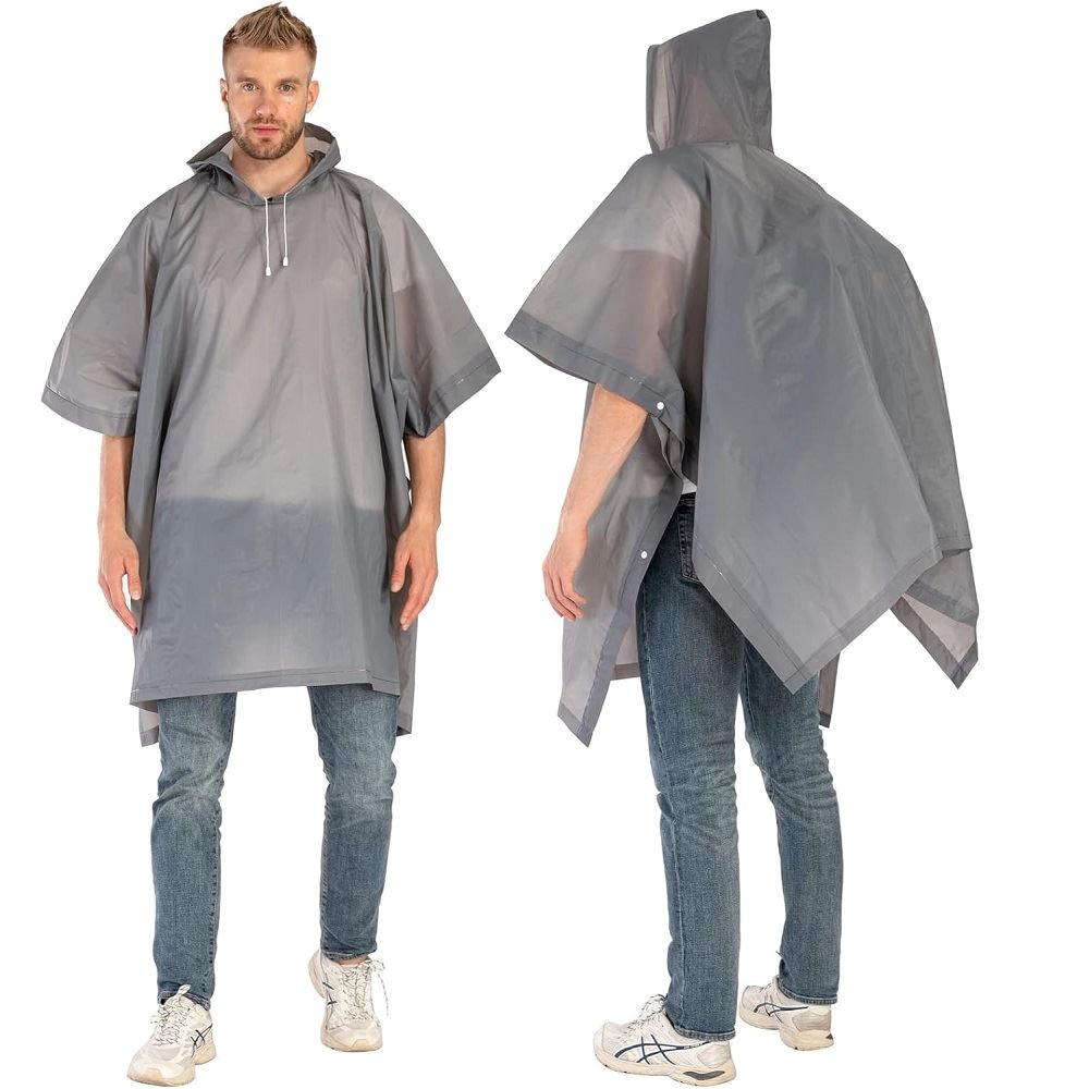 Set de 2 Ponchos de agua EVA protector para lluvias impermeable
