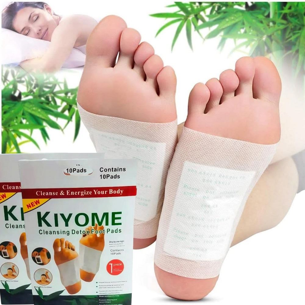 Set de 3 Parches desintoxicante para pies kinoki contiene 10 unidades