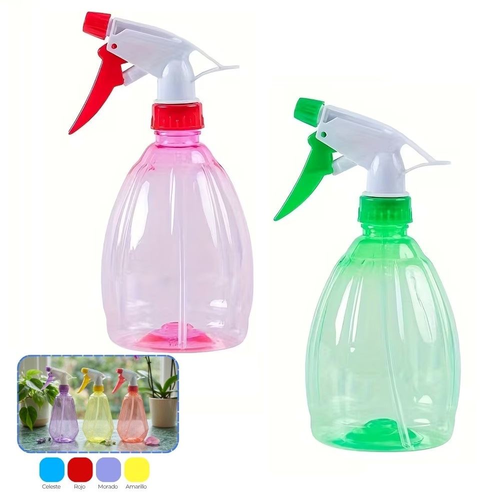 Rociador Pulverizador Plastico 500 Ml - Set de 6