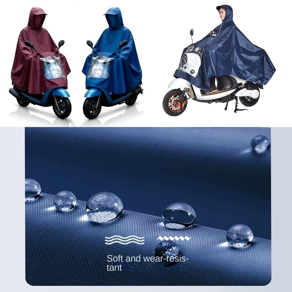 Ponchos ciclo Motorizado impermeable protector de lluvias / Azul Claro
