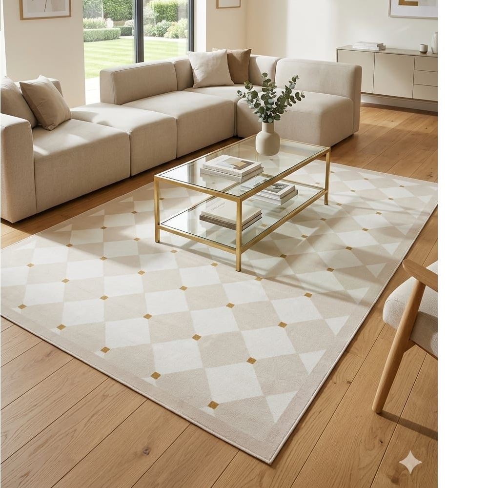 Alfombra rectangular para sala de 240cm x 160cm Perla