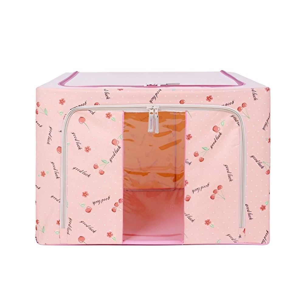 Cesto organizador plegable caja multiuso para ropa o sabanas Set de 2