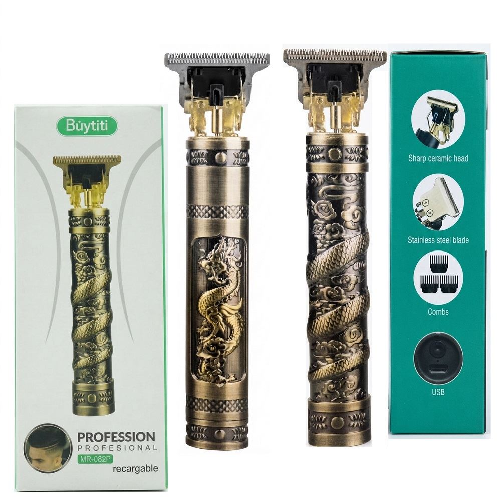 2 Maquinas Trimmer profesional MR-082P recargable Diseño de Cabello y Barba