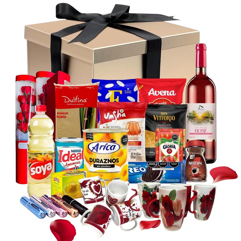 CANASTA DE VIVERES REGALOS POR TU DIA MAMA
